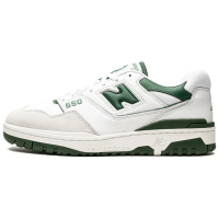 New Balance 550 White Team Forest Green