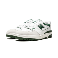 New Balance 550 White Team Forest Green