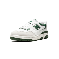 New Balance 550 White Team Forest Green