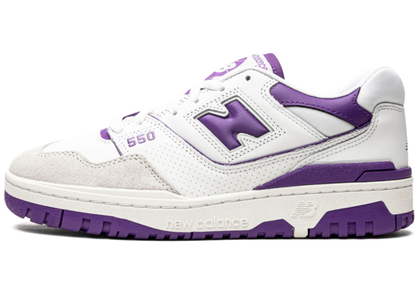 New Balance 550 White Purple