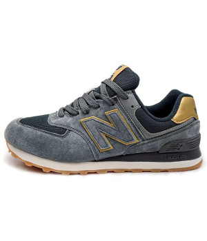 New Balance мужские кроссовки 574 Dark Grey Gold