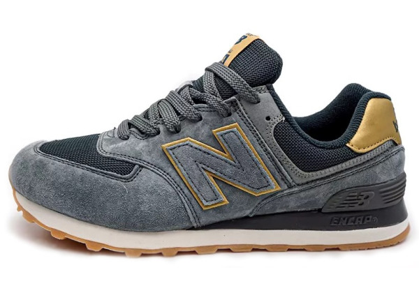 New Balance мужские кроссовки 574 Dark Grey Gold