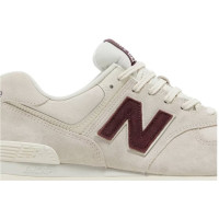 New Balance 574 Bone White Burgundy