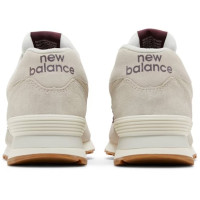 New Balance 574 Bone White Burgundy