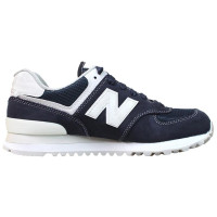 Кроссовки мужские New Balance 574 Dark Blue (White)