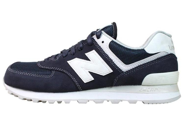 Кроссовки мужские New Balance 574 Dark Blue (White)