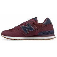 New Balance мужские кроссовки 574 Classic бордовые