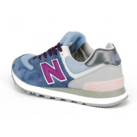 New Balance женские кроссовки 574 сине-голубые