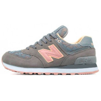 Кроссовки New Balance женские 574 серо-голубые