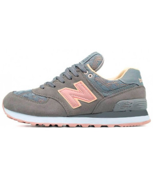 Кроссовки New Balance женские 574 серо-голубые