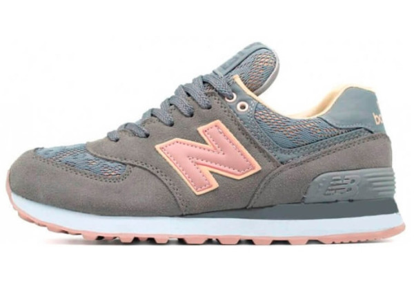 Кроссовки New Balance женские 574 серо-голубые