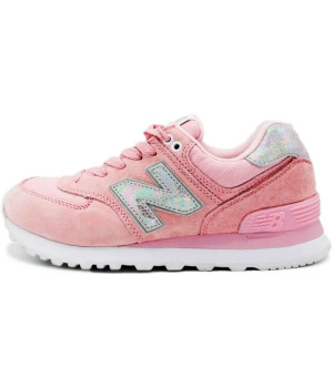 Кроссовки женские New Balance 574 Shattered Pearl розовые