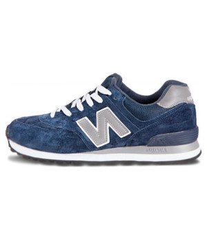 New Balance кроссовки сине-серые