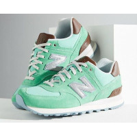 Кроссовки женские New Balance 574 Premium зеленые