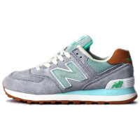 New Balance 574 Grey Mint Brown