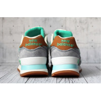 New Balance 574 Grey Mint Brown