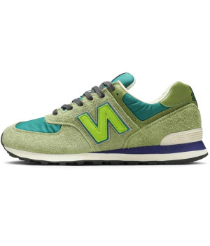 Кроссовки New Balance женские 574 сине-зеленые