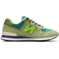 Кроссовки New Balance женские 574 сине-зеленые