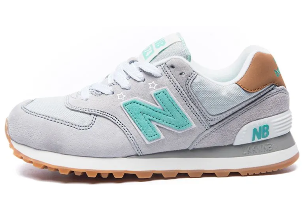 Мужские кроссовки New Balance 574 Azure белые