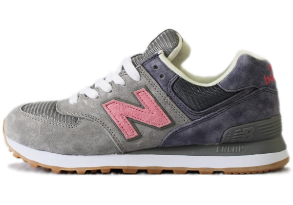 Кроссовки New Balance 574 пудра с серым 