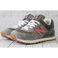 Кроссовки New Balance 574 пудра с серым 