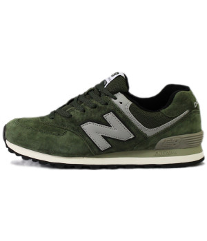 Кроссовки New Balance 574 женские без сетки Green