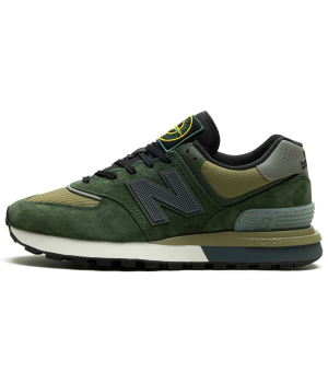 New Balance 574 Legacy Stone Island Dark Green