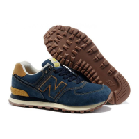 Кроссовки New Balance 574 Suede Pack темно-синие