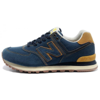 Кроссовки New Balance 574 Suede Pack темно-синие