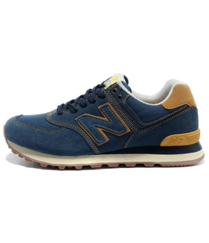 Кроссовки New Balance 574 Suede Pack темно-синие