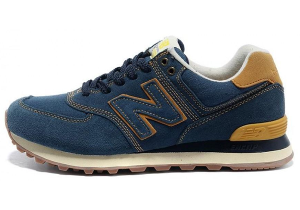 Кроссовки New Balance 574 Suede Pack темно-синие