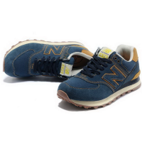 Кроссовки New Balance 574 Suede Pack темно-синие