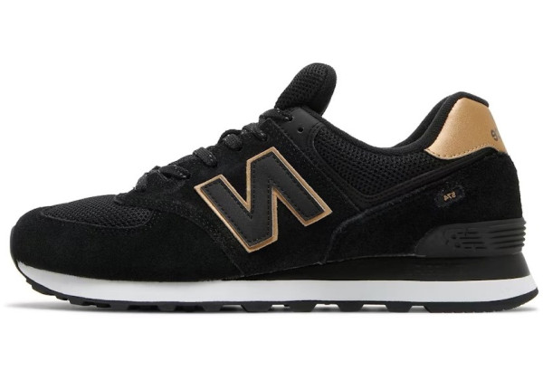 Кроссовки New Balance 574 мужские Black Gold