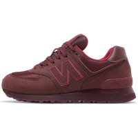Кроссовки New Balance 574 бордовые