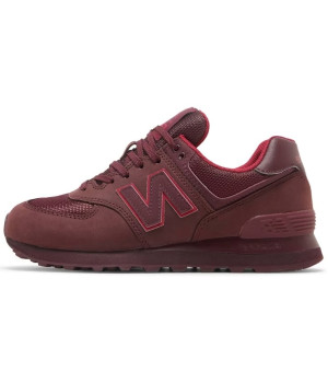 Кроссовки New Balance 574 бордовые