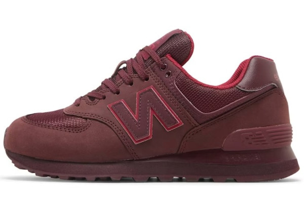 Кроссовки New Balance 574 бордовые