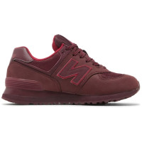 Кроссовки New Balance 574 бордовые