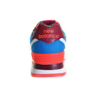 New Balance женские кроссовки 574 с сеткой синий с розовым