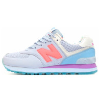 Кроссовки New Balance 574 Dim Blue (Coral/Purple)