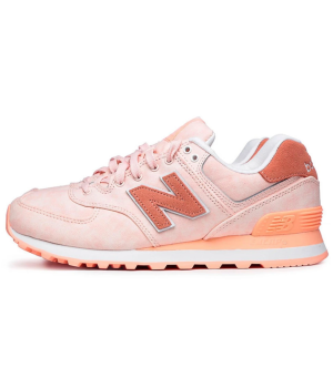 New Balance женские кроссовки 574 оранжевые