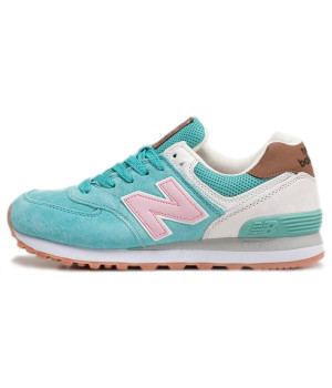 Кроссовки женские New Balance бирюзовые 574