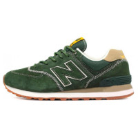 Кроссовки женские New Balance 574 Green (Beige)