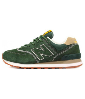 Кроссовки женские New Balance 574 Green (Beige)