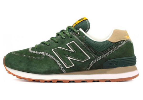 Кроссовки женские New Balance 574 Green (Beige)