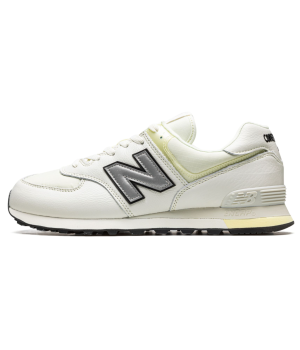 Кроссовки мужские New Balance 574 Classic белые с серебристым