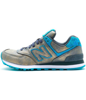 Кроссовки мужские New Balance 574 Grey (Blue)