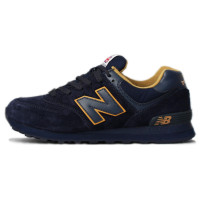 Кроссовки мужские New Balance 574 Dark Blue (Brown)