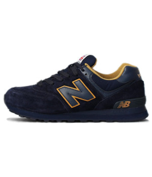 Кроссовки мужские New Balance 574 Dark Blue (Brown)