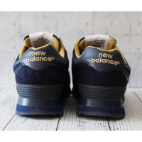 Кроссовки мужские New Balance 574 Dark Blue (Brown)