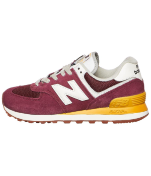 Кроссовки New Balance 574 Vintage Brights женские бордовые